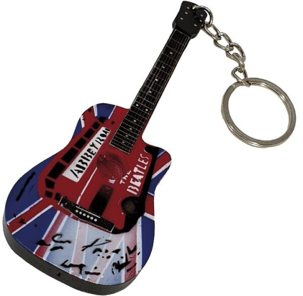 Llavero guitarra The Beatles Legend EGK-1150 madera envío gratis correos