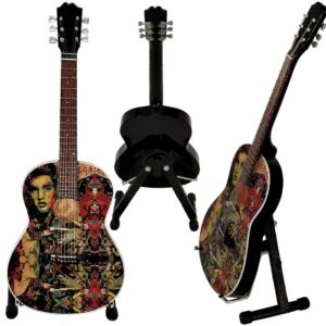 Miniatura guitarra acustica MGT-7832 Elvis Presley regalo para músicos envío gratis