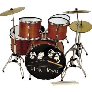 Miniatura batería acustica MDR-0107 roja cromado Pink Floyd envío gratis