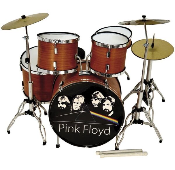 Miniatura batería acustica MDR-0107 roja cromado Pink Floyd envío gratis