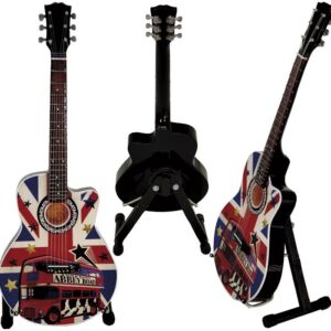 Miniatura guitarra acustica MGT-5159 The Beatles regalo para músicos envío gratis