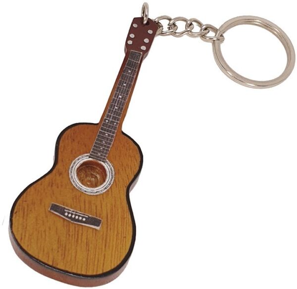 Llavero guitarra española clásica miniatura SGK-0444 madera envío gratis correos