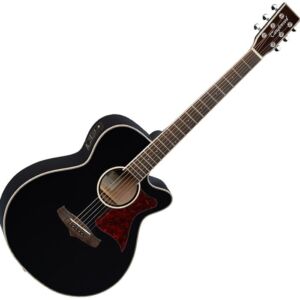 Tanglewood TW4BS  Guitarra electroacústica Mini Jumbo color negro translúcido envío gratis