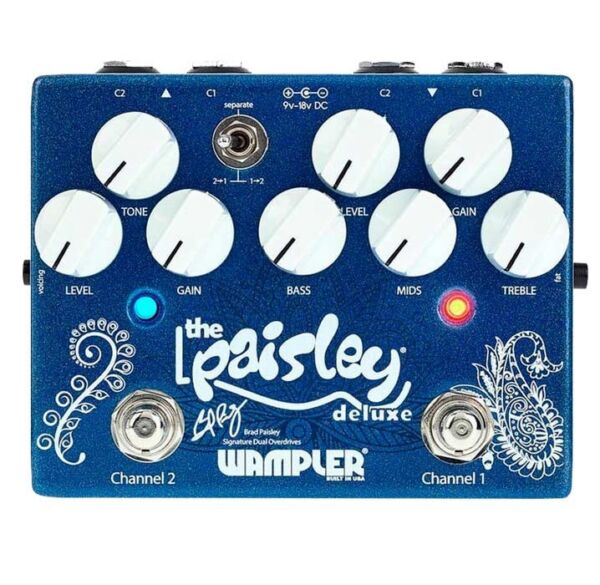 Wampler Paisley Drive Deluxe Brad Paisley Pedal de guitarra envio gratis