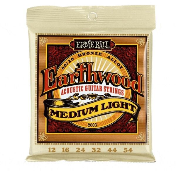 Ernie Ball 2003 Medium Light Juego de cuerdas guitarra acustica envío gratis