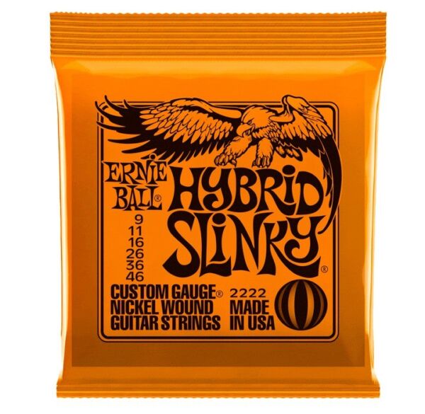 Ernie Ball 2222 Hybrid Slinky Cuerdas guitarra electrica envío gratis