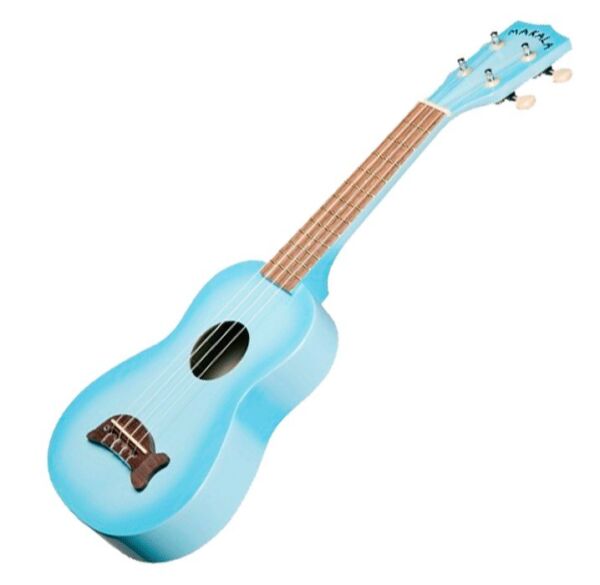 Makala sombreado delfín azul claro Ukelele Soprano envío gratis