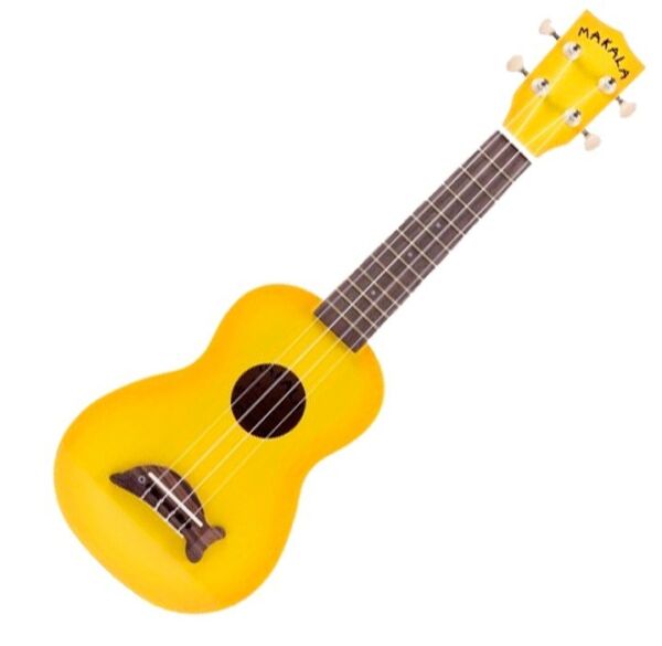 Makala sombreado delfín amarillo Ukelele Soprano envío gratis
