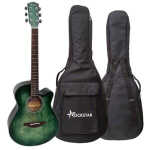 Rockstar SA-4000BL Guitarra acústica con cutaway y funda envío gratis