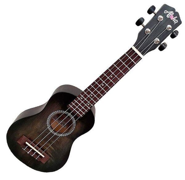 Aloha SK-2100A BK Ukelele soprano color negro envío gratis