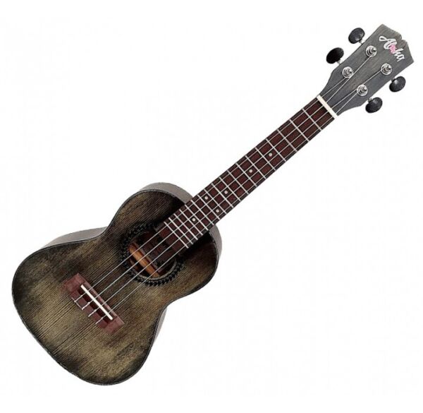Aloha SK-2432-BK Ukelele concerto color silent black vintage envío gratis