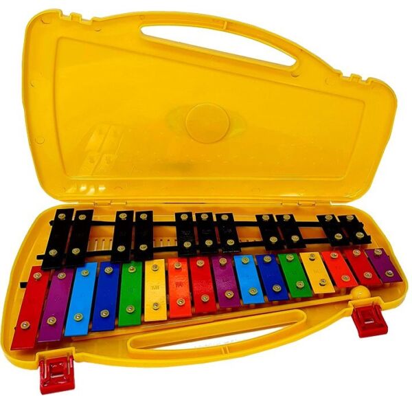 Carrillon metalofono ROCKSTAR AX27N cromático 27 teclas colores envio gratis