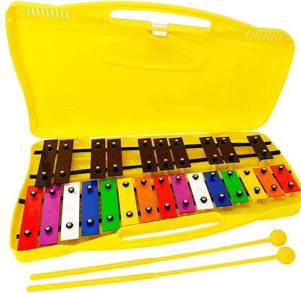 Carrillon metalofono ROCKSTAR AX25N cromático 25 teclas colores