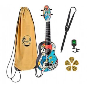 Pack Ukelele soprano Keiki K2-SR Samurai envío gratis