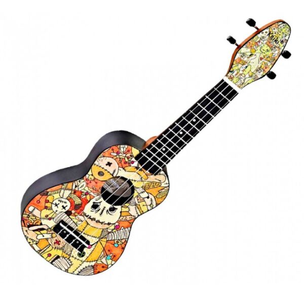 Pack Ukelele soprano Keiki K2-VP Voodoo envío gratis