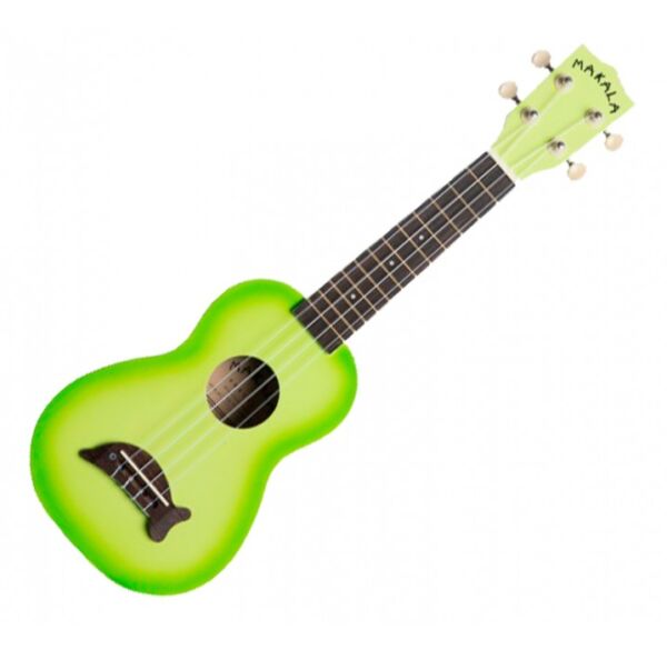 Ukelele Soprano Makala sombreado delfín verde envío gratis