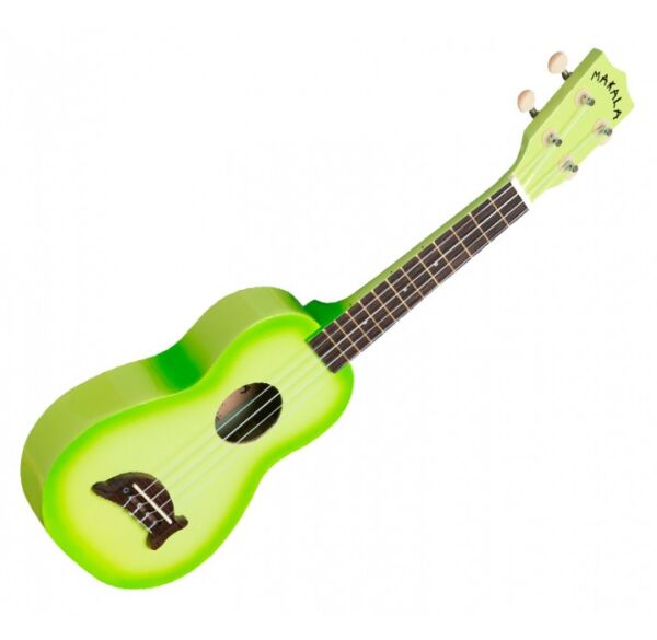 Ukelele Soprano Makala sombreado delfín verde envío gratis
