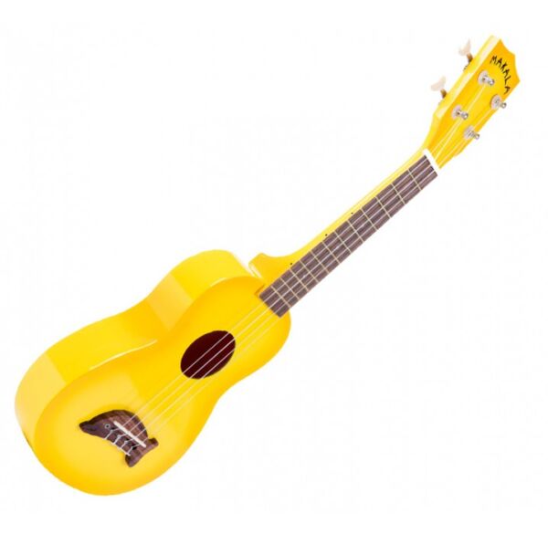 Ukelele Soprano Makala sombreado delfín amarillo envío gratis