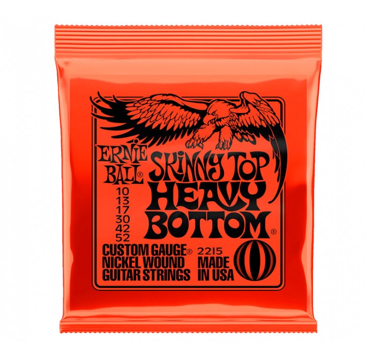 Cuerdas guitarra electrica Ernie Ball 2215 Slinky Top Heavy Bottom envío gratis