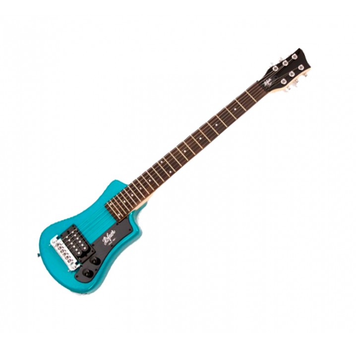 Guitarra Shorty azul Höfner HCTSHBL0 2 Guitarra Shorty azul Höfner HCTSHBL0