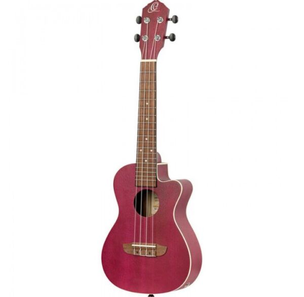Ortega RURUBY-CE Ukelele electrificado color rubí envío gratis