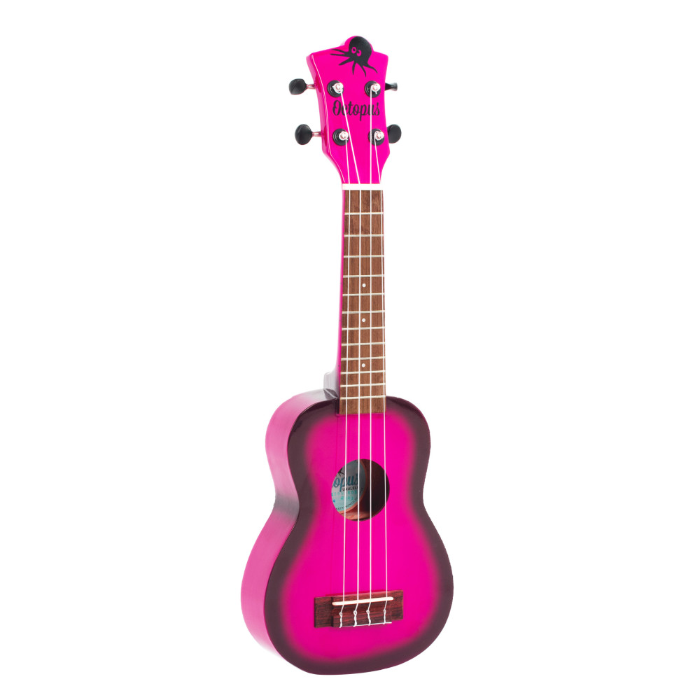 Ukelele soprano Octopus UK-205PKB rosa burst envío gratis 4 Ukelele soprano Octopus UK-205PKB rosa burst envío gratis - Imagen 2