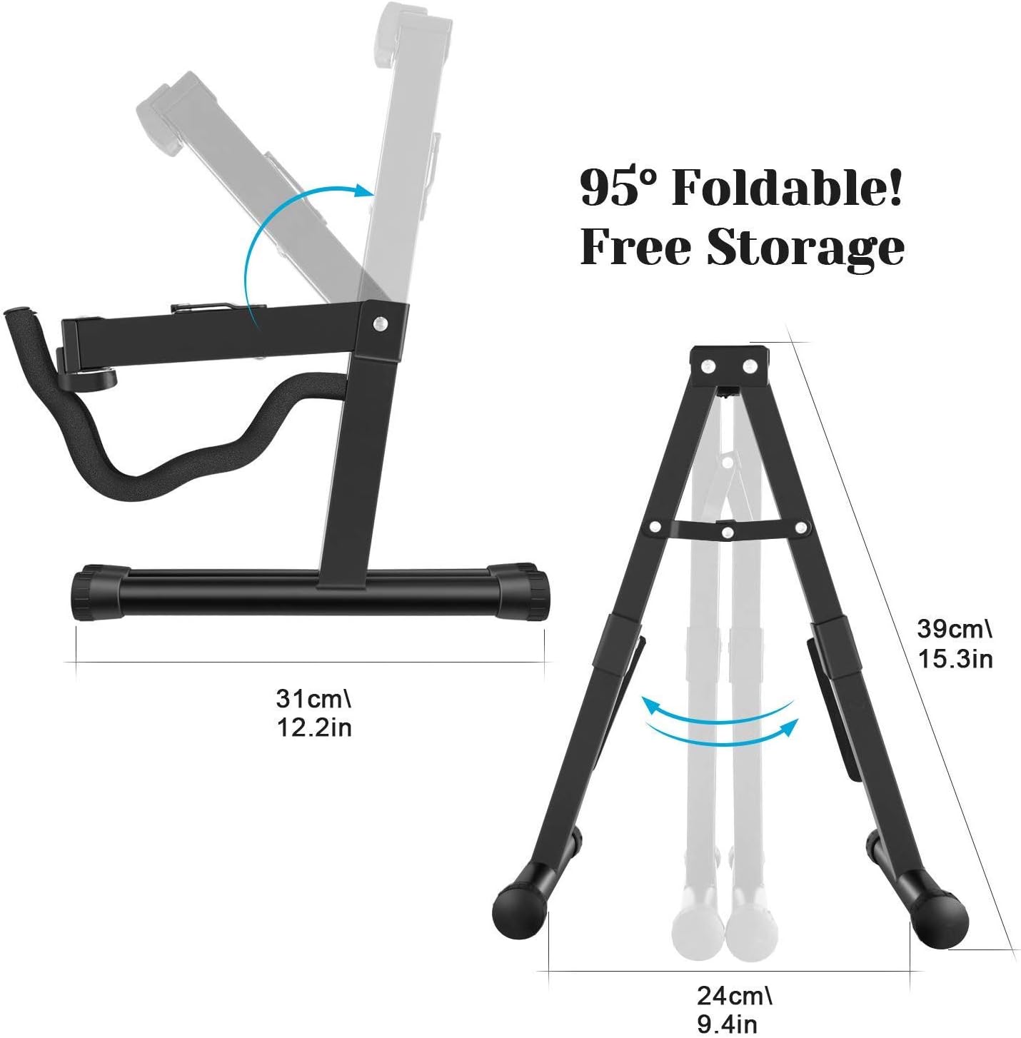 Rockstar GS026 Soporte para guitarra universal plegable forma-A envío gratis 5 Rockstar GS026 Soporte para guitarra universal plegable forma-A envío gratis - Imagen 3