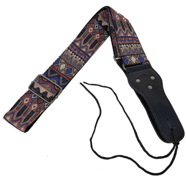 Correa guitarra y bajo Rockyou S-582 diseño azteca envio gratis