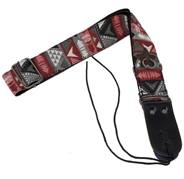 Correa guitarra y bajo Rockyou S-582 diseño azteca envio gratis