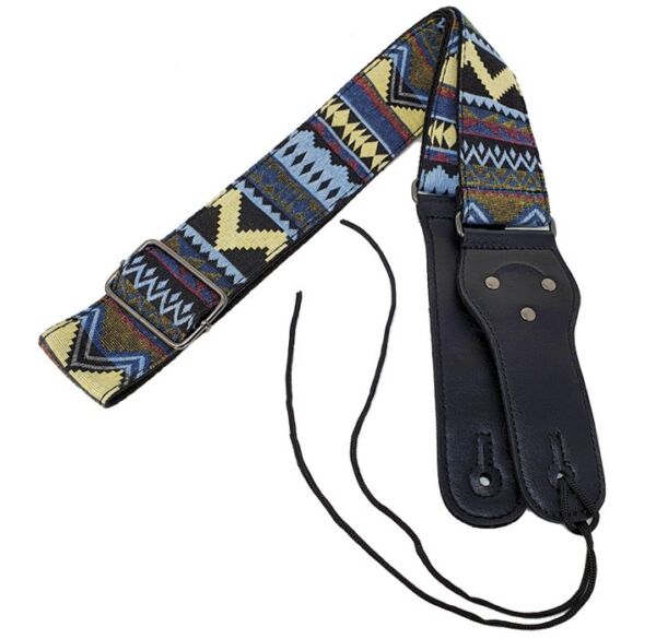 Correa guitarra y bajo Rockyou S-588 diseño azteca envio gratis
