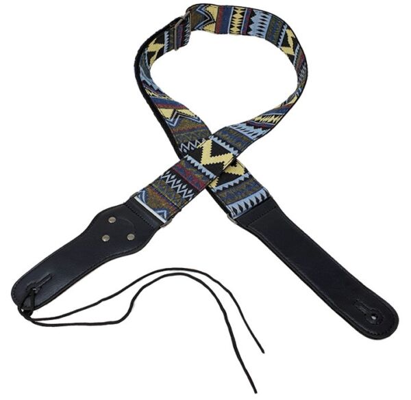 Correa guitarra y bajo Rockyou S-588 diseño azteca envio gratis
