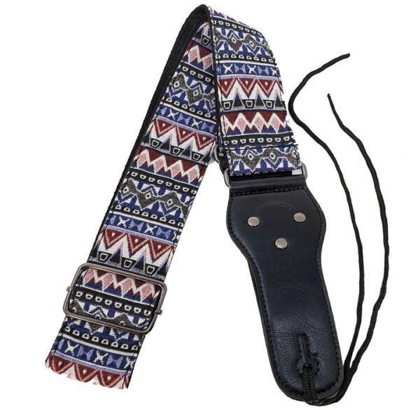 Correa guitarra y bajo Rockyou S-586 diseño azteca envio gratis