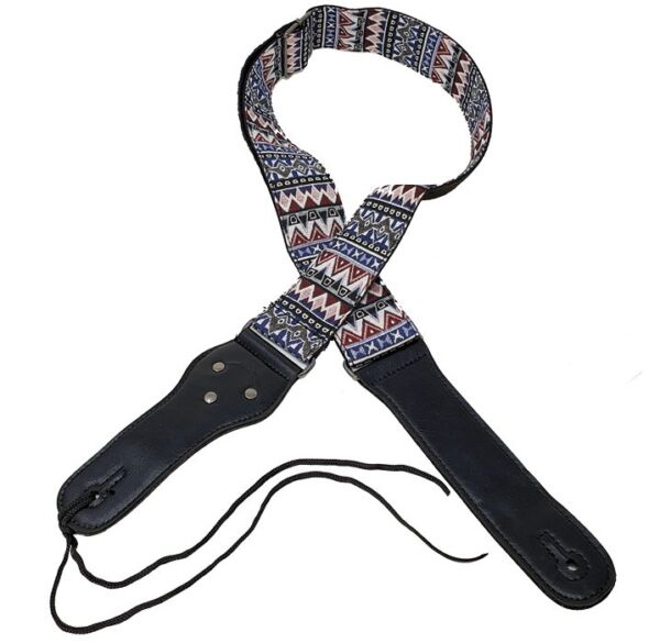 Correa guitarra y bajo Rockyou S-586 diseño azteca envio gratis