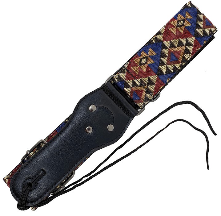 Correa guitarra y bajo Rockyou S-806 diseño azteca envio gratis