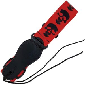 Forest S-008-13 Correa guitarra y bajo calaveras RD-BK envio gratis