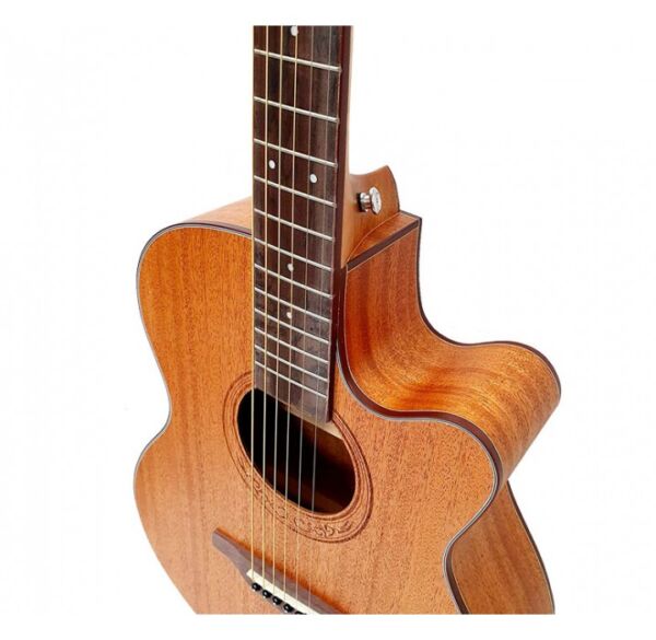 Guitarra acústica forma auditorium Rockstar SA-4022 SN con cutaway cuerdas metálicas y funda envio gratis