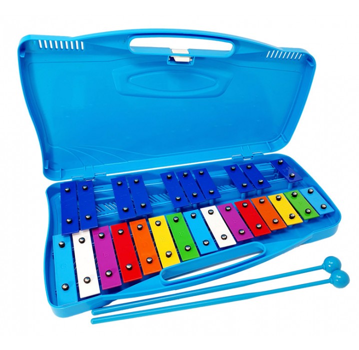 Carrillón Glockenpiel metalófono ROCKSTAR AX25N cromático con estuche azul B-STOCK envio gratis