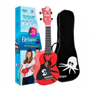 Octopus soprano UK205KAR Kane Ukelele rojo pulpo envio gratis