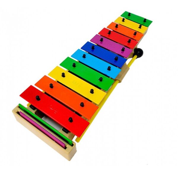 xilofono DEEP DG27N2 cromático, 13 teclas colores y mazas envio gratis