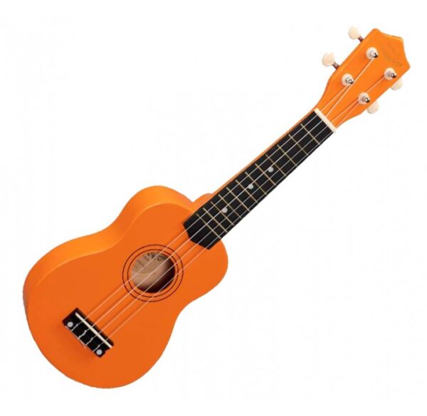 Ukelele soprano Maui Sunny 10OR color naranja con funda