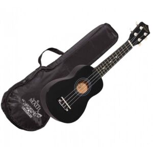 Ukelele soprano Maui Sunny 10Bk en color negro,con funda, envio gratis