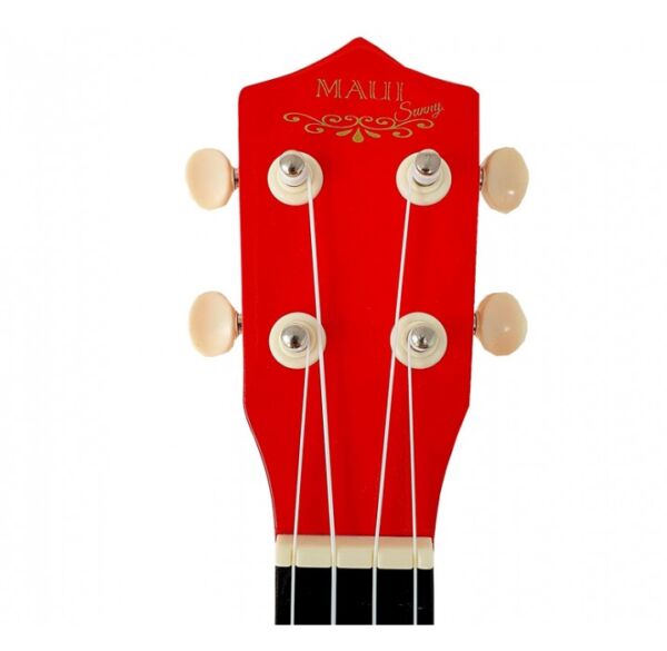 Ukelele soprano Maui Sunny 10RD color rojo con funda envio gratis