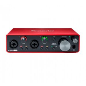 Focusrite Scarlett 2i2 4th Gen Interfaz de audio USB envio gratis