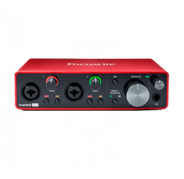 Interfaz de audio USB Focusrite Scarlett 2i2 3rd Gen envio gratis