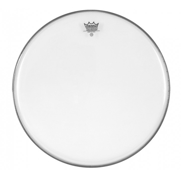 Parche batería 12 Remo Ambassador clear BA-0312-00 envio gratis