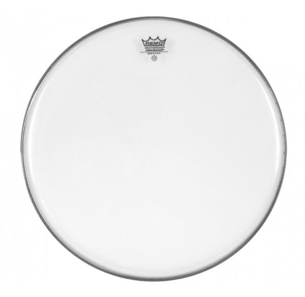 Parche batería 14 Remo Ambassador clear BA-0314-00 envio gratis