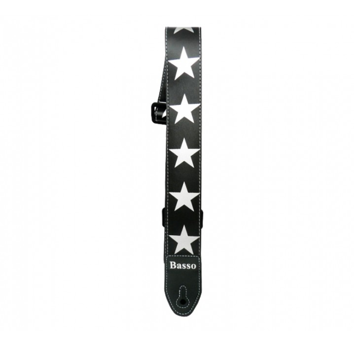 Correa para guitarra Basso serigrafiada estrella SF01 envio gratis