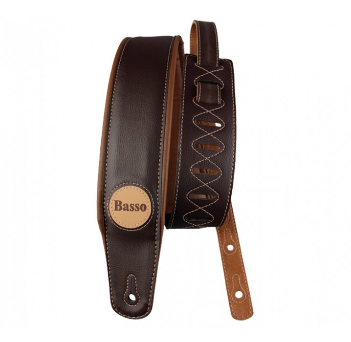 Correa para guitarra Basso serie clasica marrón acolchada CLA14 envio gratis