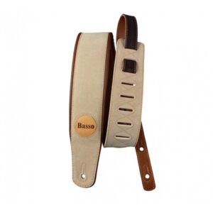 Basso ante sintético beige acolchada CLA01 Correa para guitarra envio gratis