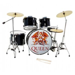 Miniatura bateria acustica The Queen MDR-0022 color negro envio gratis